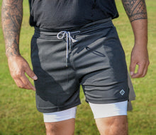 Load image into Gallery viewer, Men's Action Shorts 2in1