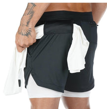 Load image into Gallery viewer, Men's Action Shorts 2in1